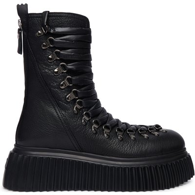 Schnürschuhe AGL Dromo D751501PG Schwarz