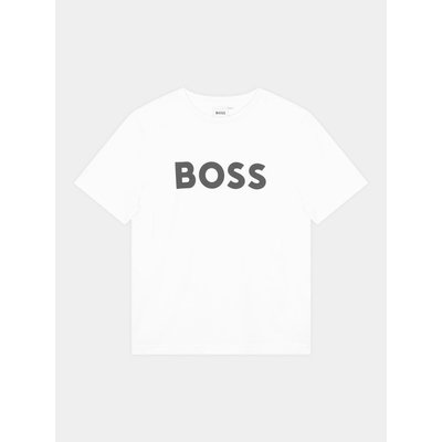 Boss T-Shirt J25P24 M Weiß Regular Fit