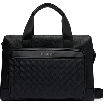 Laptoptasche Tommy Hilfiger Th Modern Monogram Computer Bag AM0AM14729 Schwarz