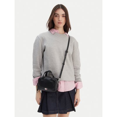 Handtasche Tommy Jeans Tjw City Trunk Crossover AW0AW18084 Schwarz