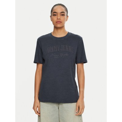Tommy Jeans T-Shirt Varsity DW0DW19444 Dunkelblau Regular Fit