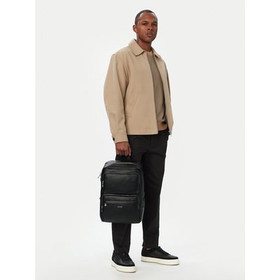 Rucksack Calvin Klein Raised Double Pocket Backpack LV04D3493G Schwarz