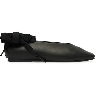 Ballerinas Tommy Jeans Tjw Ballerina With Laces EN0EN02939 Schwarz