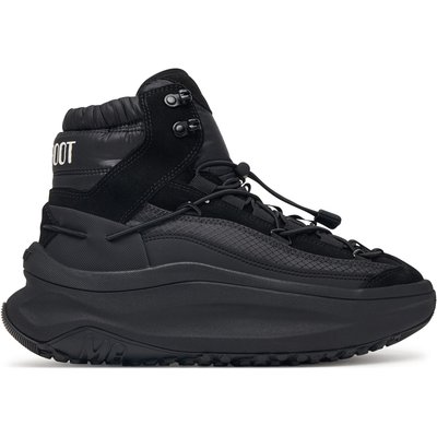 Schneeschuhe Moon Boot Moon 247 Xlace Mid 80D2490030 S Schwarz