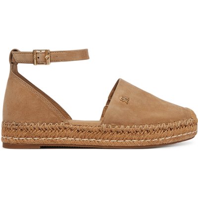 Espadrilles Tommy Hilfiger Th Platform Espad Suede Strap FW0FW09144 Beige