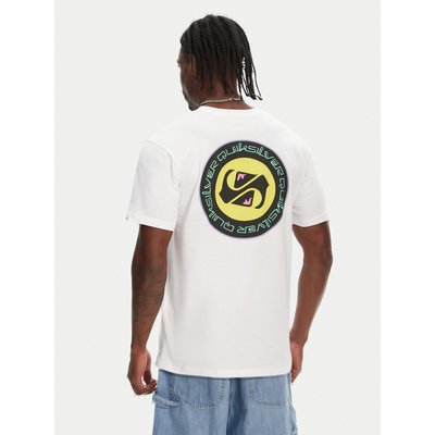 Quiksilver T-Shirt Circle Back Ss EQYZT08054 Weiß