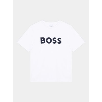 Boss T-Shirt J25P24 D Weiß Regular Fit