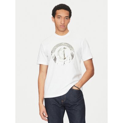 Just Cavalli T-Shirt 78OAHT14 Weiß Regular Fit