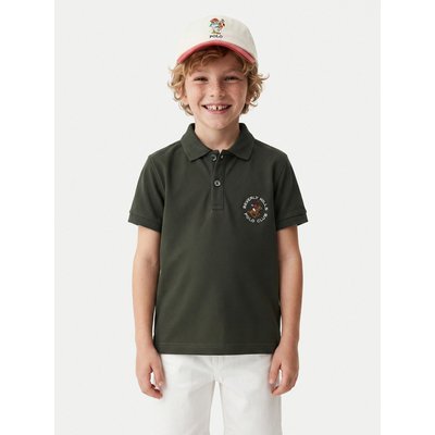 Beverly Hills Polo Club Poloshirt P-SS26B-P42560 Dunkelgrün Regular Fit