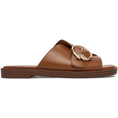Pantoletten U.S. Polo Assn. EO-MARINA002W/6Y1 Braun