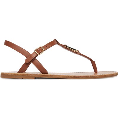Sandalen Tommy Hilfiger Leather Thong Sandal FW0FW09127 Braun