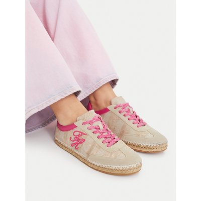 Espadrilles Tommy Hilfiger Woven Logo Embroidery FW0FW09108 Beige