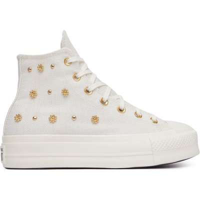 Sneakers aus Stoff Converse Chuck Taylor All Star Heathered Glam A16892C Creme