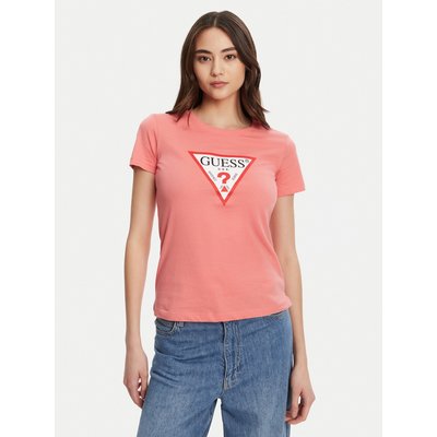 Guess T-Shirt W1YI1B I3Z14 Korallenfarben Regular Fit