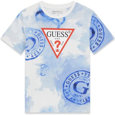 Guess T-Shirt L6GI03 K8HM4 Blau Regular Fit