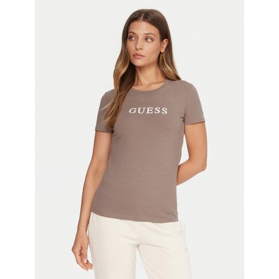 Guess T-Shirt O5RI01 KBBU1 Beige Regular Fit