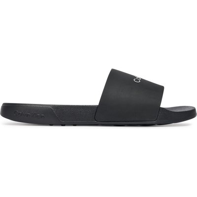 Pantoletten Calvin Klein Ess Slide Monobrand Cv HM0HM02107 Schwarz