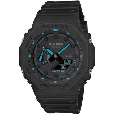 Uhr G-Shock Octagon Carbon Core Guard GA-2100-1A2ER Schwarz