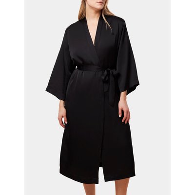 Triumph Bademantel Robes Satin Robe 01 10216534 Schwarz