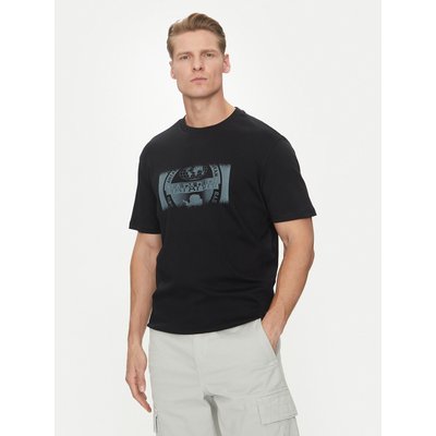 Napapijri T-Shirt S-Vanni NP0A4IEA Schwarz Regular Fit