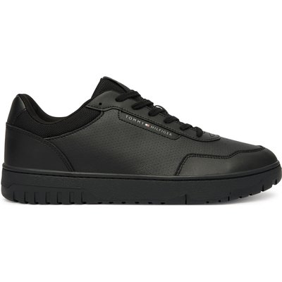 Sneakers Tommy Hilfiger Th Basket Core Lite Lth FM0FM05713 Schwarz