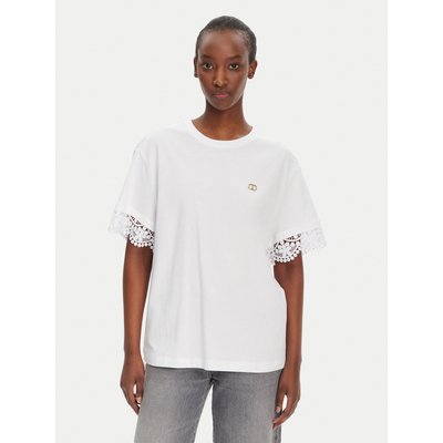 TWINSET T-Shirt 251TT2410 Weiß Relaxed Fit