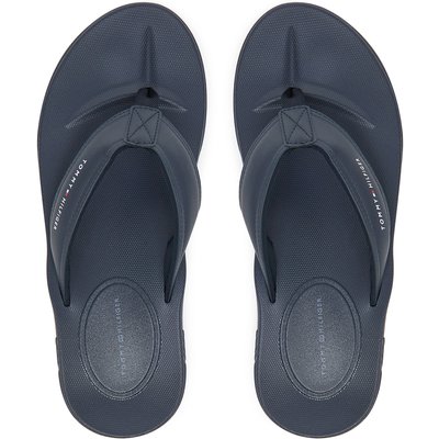 Zehentrenner Tommy Hilfiger Molded Comfort Th Beach Sandal FM0FM05508 Dunkelblau