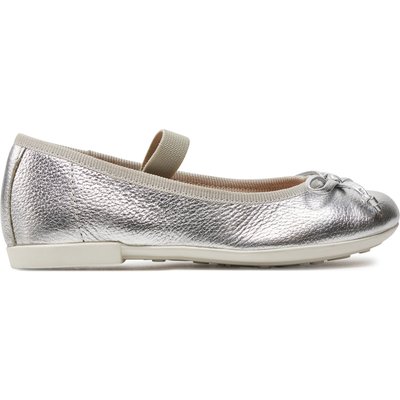 Ballerinas Geox Jr Plie' J4555D 00044 C1007 M Silberfarben