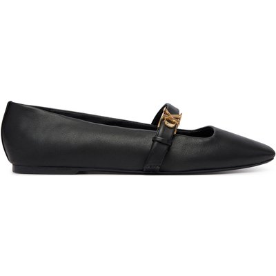 Ballerinas Calvin Klein Squared Ballerina Mj Lth Mg Hdw HW0HW03430 Schwarz