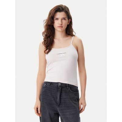 Calvin Klein Jeans Top Monologo J20J223105 Rosa Slim Fit