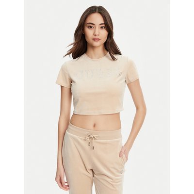 Guess T-Shirt V3BI01 K0232 Beige Regular Fit