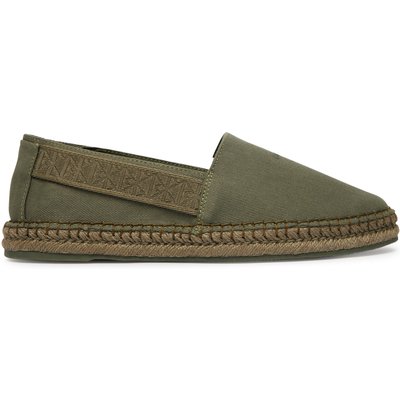 Espadrilles Calvin Klein Espadrille Webbing Cv HM0HM02075 Grün