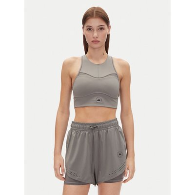 adidas by Stella McCartney Top Training JJ0120 Grau Slim Fit
