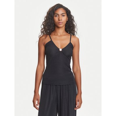 Emporio Armani Top EW001292 AF12206 FC043 Schwarz Slim Fit