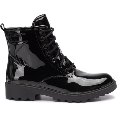 Schnürstiefeletten Geox J Casey G. G J9420G 000HH C9999 D Schwarz
