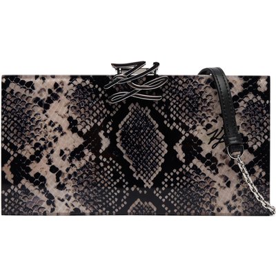 Handtasche KARL LAGERFELD B4W30075 Schwarz
