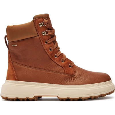 Schnürstiefeletten Geox Lamidie ABX B D46XMB 0FV22 C6001 Braun