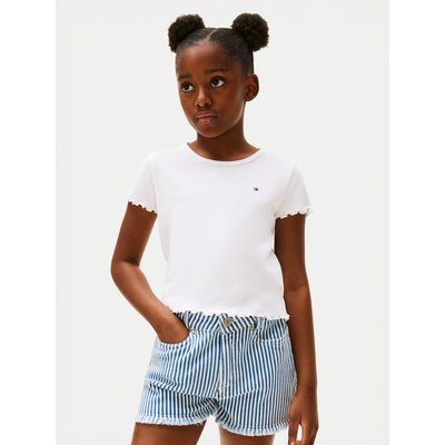 Tommy Hilfiger T-Shirt Essential KG0KG08590 Weiß Regular Fit