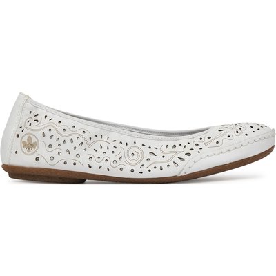 Ballerinas Rieker 41460-80 Weiß