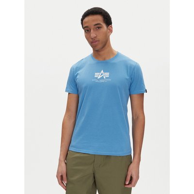 Alpha Industries T-Shirt Basic 118533 Blau Regular Fit