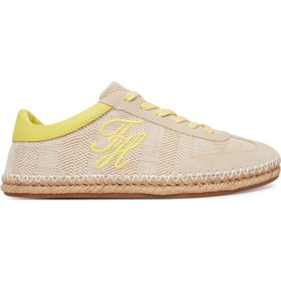 Espadrilles Tommy Hilfiger Woven Logo Embroidery FW0FW09108 Beige