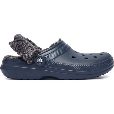 Pantoletten Crocs Classic Fleece Lined Clog Quartz 211396 Dunkelblau