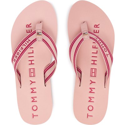 Zehentrenner Tommy Hilfiger Th Webbing Summer Sandal FW0FW09193 Rosa