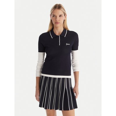 Guess Poloshirt V5GP00Z3D60 Dunkelblau Slim Fit