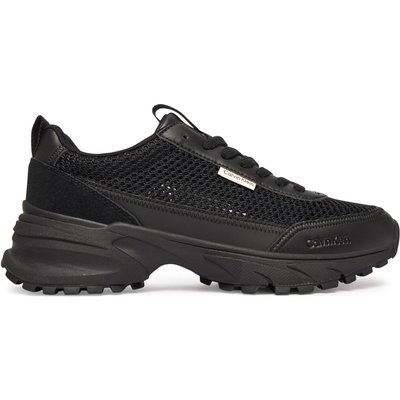 Sneakers Calvin Klein Hike Runner Lup Lin Mesh HW0HW03000 Schwarz