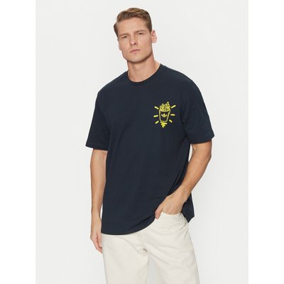 adidas T-Shirt Street B JP4500 Dunkelblau Loose Fit