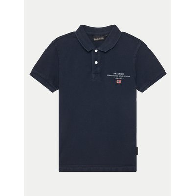 Napapijri Poloshirt Elbas 5 NP0A4G4N1761 D Dunkelblau Regular Fit