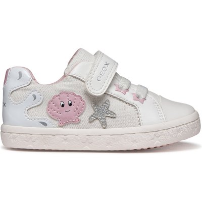 Sneakers aus Stoff Geox B Gisli Girl B651MB 00954 C0007 S Weiß