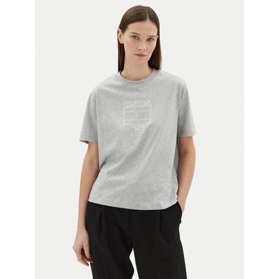 Tommy Hilfiger T-Shirt WW0WW45525 Grau Relaxed Fit