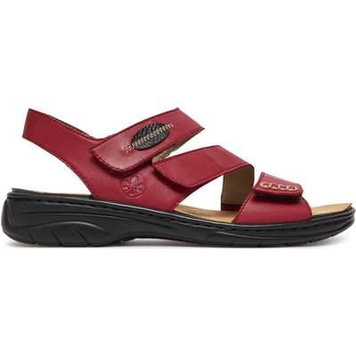 Sandalen Rieker 64573-33 Rot